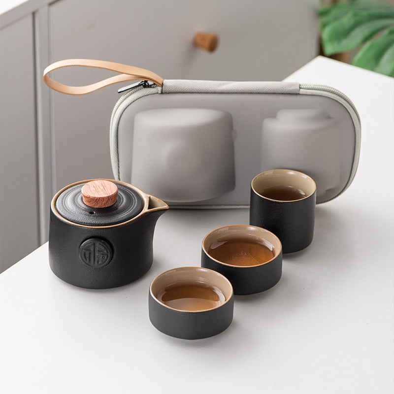 Portable Zen Tea Set (485g) with Travel Case