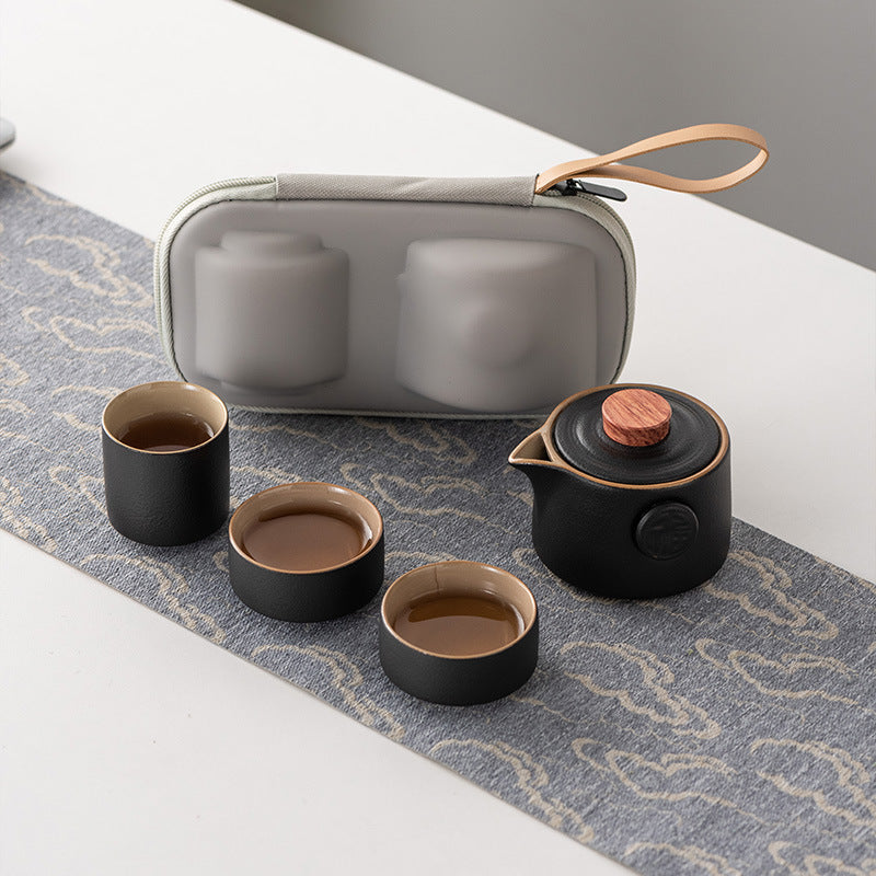 Portable Zen Tea Set (485g) with Travel Case