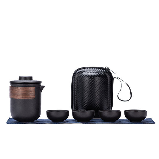 Lightweight Travel Tea Set with Carrying Case