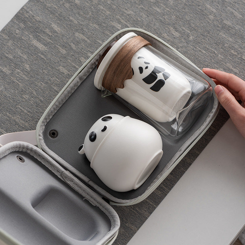 Panda Tea Set (Lightweight & Travel-Friendly)