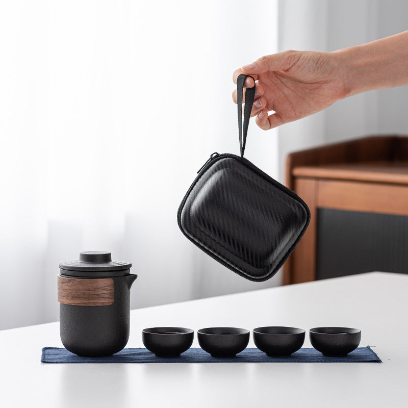 Lightweight Travel Tea Set with Carrying Case