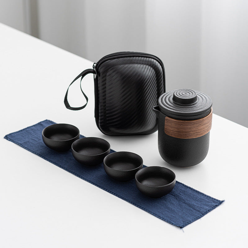 Lightweight Travel Tea Set with Carrying Case