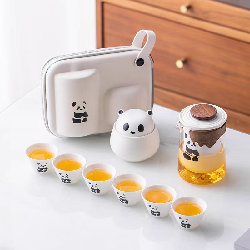 Panda Tea Set (Lightweight & Travel-Friendly)