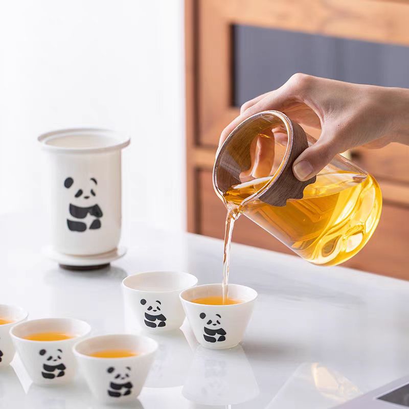 Panda Tea Set (Lightweight & Travel-Friendly)