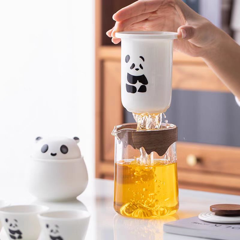 Panda Tea Set (Lightweight & Travel-Friendly)